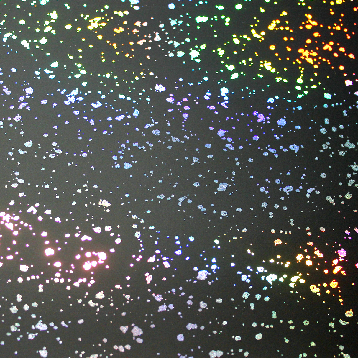 Faux Leather Sheet - Halo Splatter Black - 105