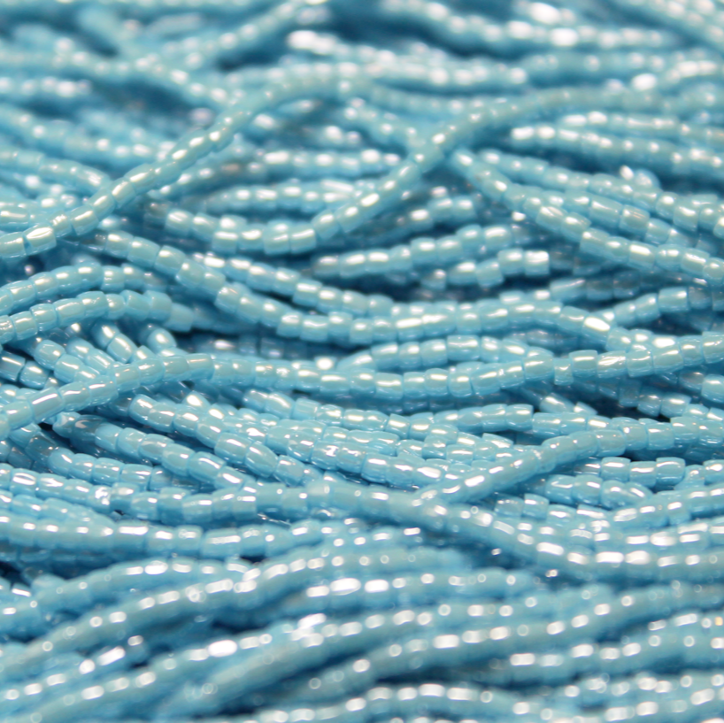 9/0 Tri-Cut Opaque Luster Turquoise Blue - 9T24