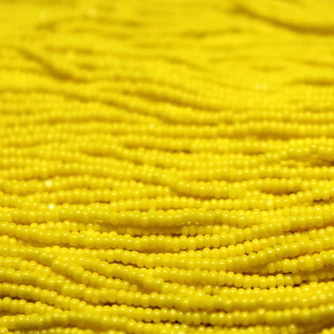 11/0 Charlotte Opaque Yellow - C1140
