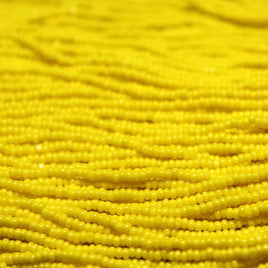 11/0 Charlotte Opaque Yellow  - C1140
