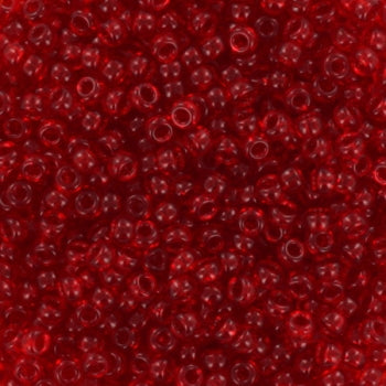 Transparent Ruby Red ~ 15/0 JSB 141 Japanese seed beads