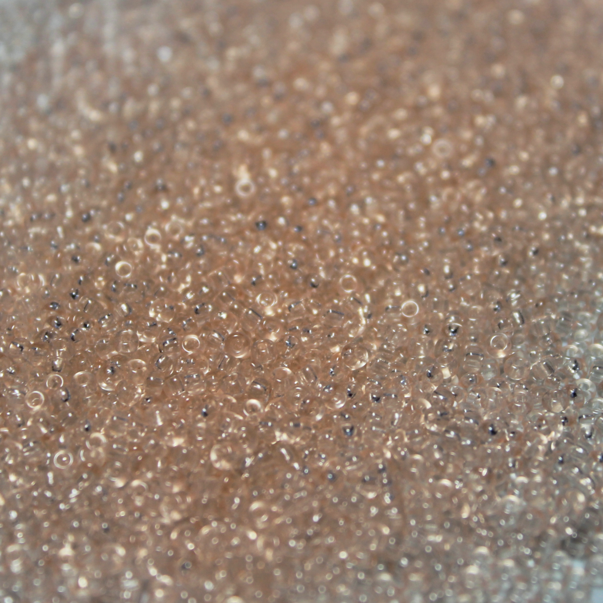 *CLOSEOUT CLEARANCE * Transparent Light Tea Rose ~ 11/0 JSB 155