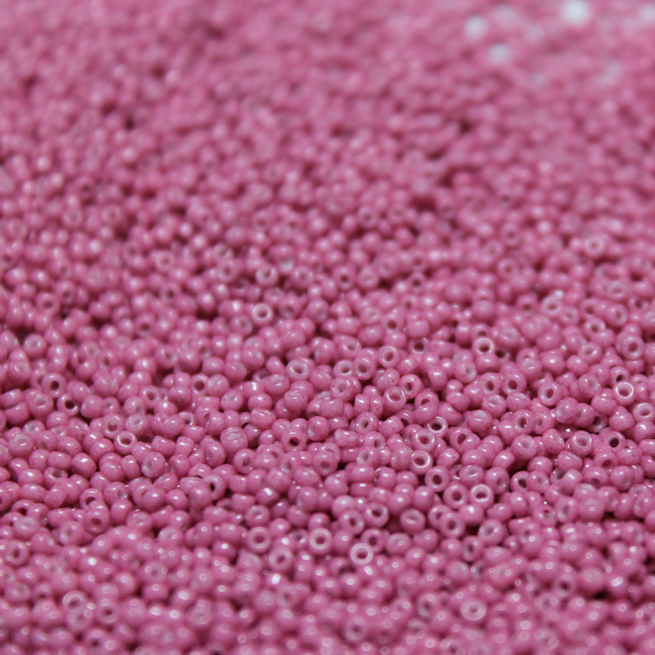 Opaque Dyed Dusty Rose ~ 11/0 JSB 418 Japanese seed beads