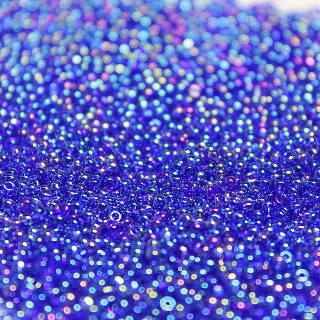 Transparent Cobalt Blue AB ~ 11/0 JSB 177