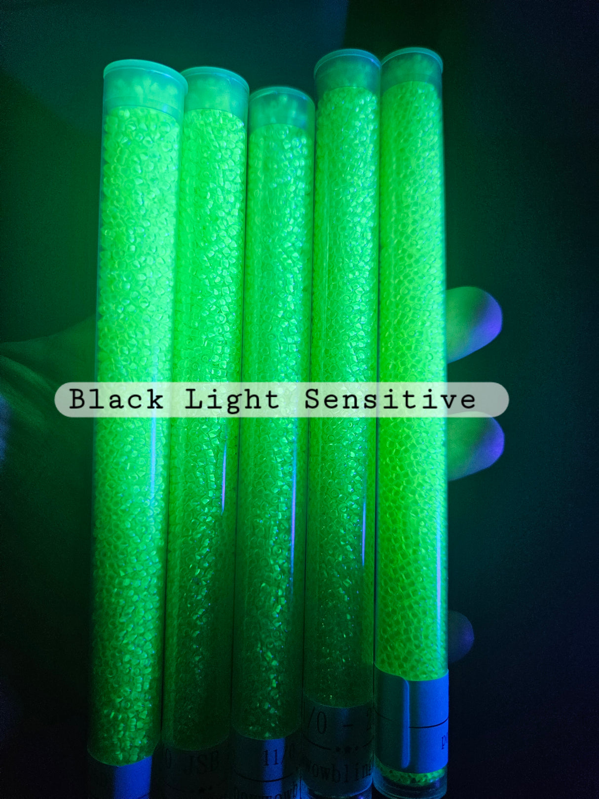 Luminous Neon (Color Lined) Limeade ~ 11/0 JSB 205D