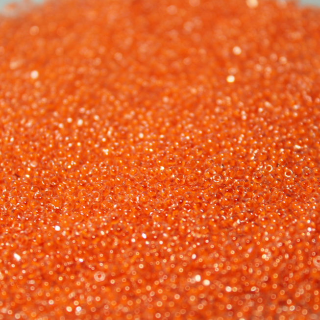 Luminous (Color Lined) Neon Orange ~ 15/0 3CUT 205B