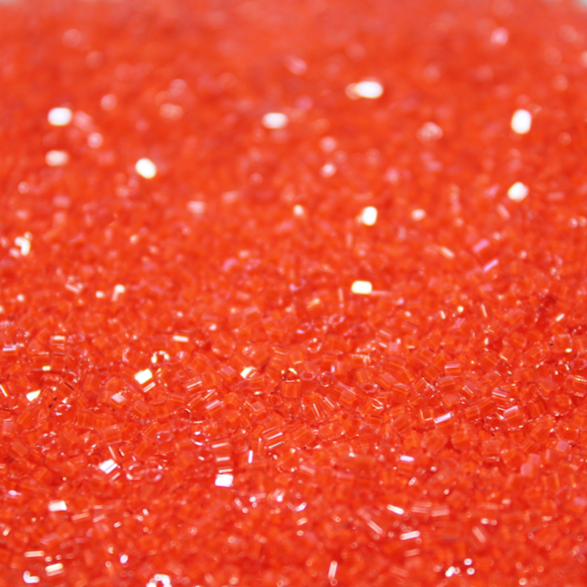 Luminous (Color Lined) Neon Salmon ~ 15/0 HEX 205C