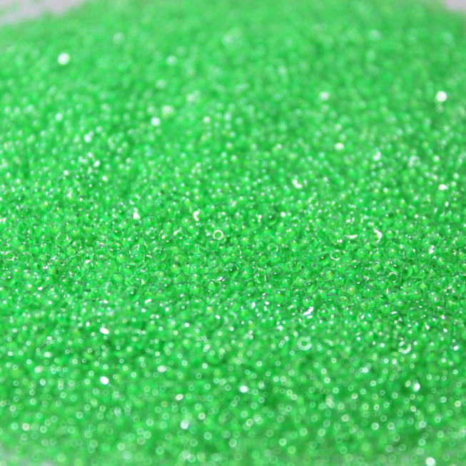 Luminous (Color Lined) Neon Lime ~ 15/0 3CUT 206E