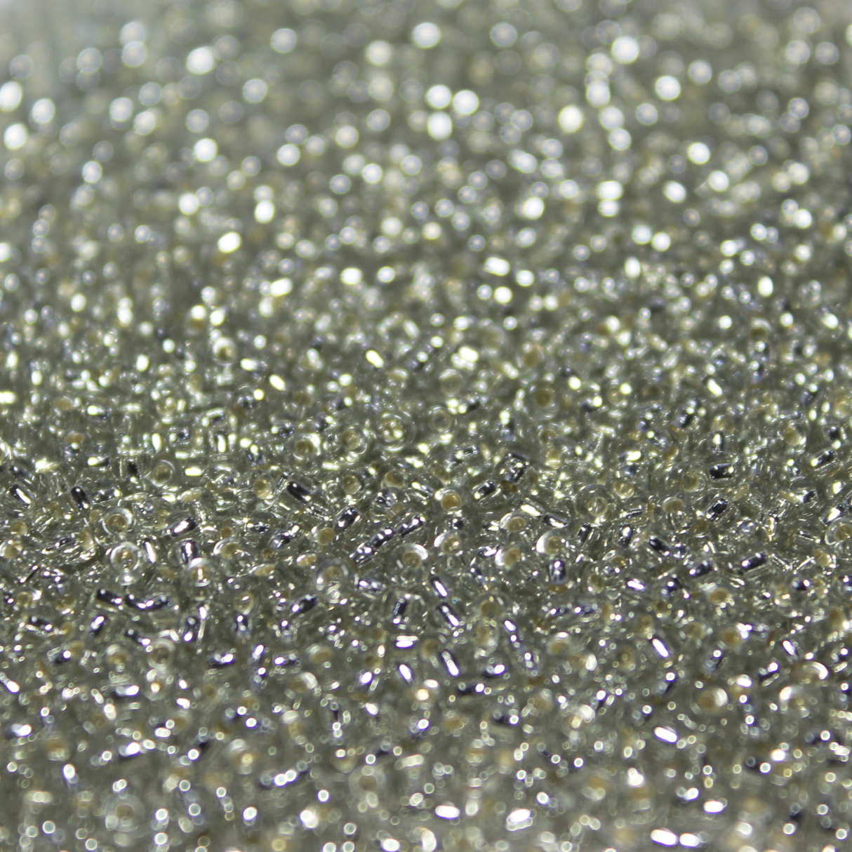 Silver Lined Light Gray ~ 11/0 JSB 21A Japanese seed beads