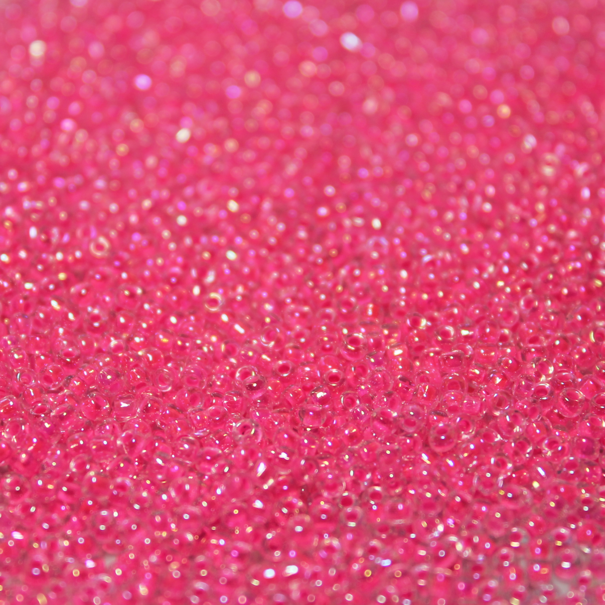 Transparent Color Lined Neon Rainbow Strawberry ~ 11/0 JSB 267A Japanese Seed Beads