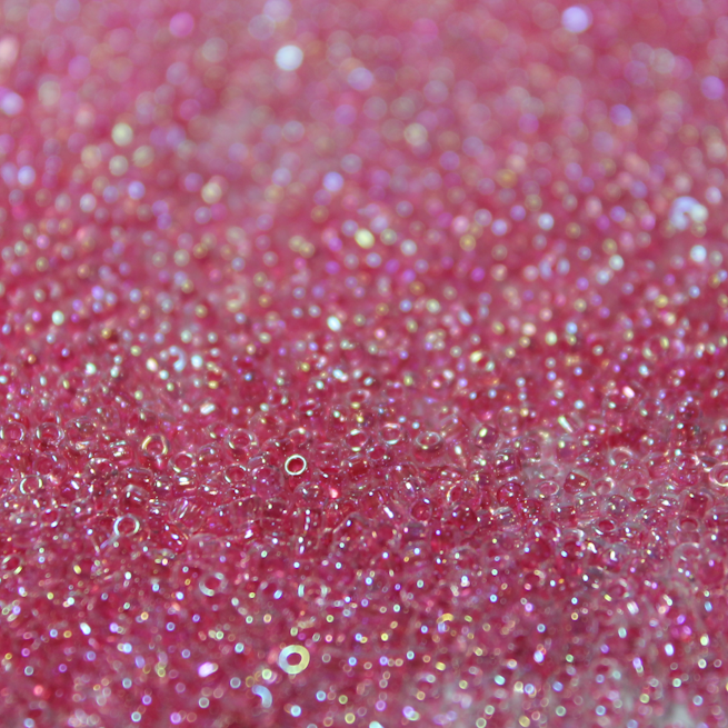 Pink Lined Crystal AB ~ 11/0 JSB 355