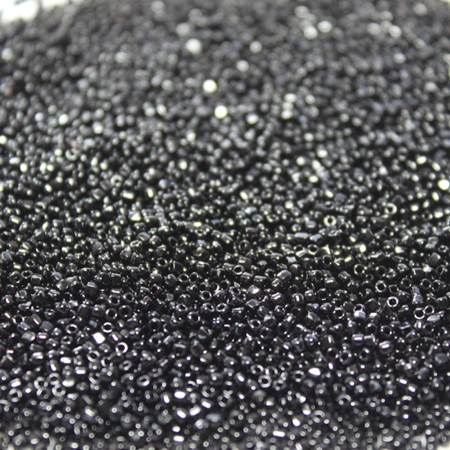 Opaque Black ~ 15/0 3CUT 401
