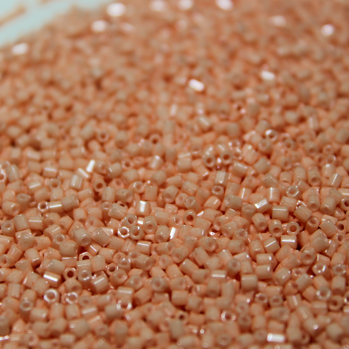 Opaque Dyed Peachy Pink ~ 11/0 HEX 403A