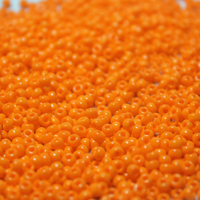 Opaque Tangerine ~ 8/0 JSB 405