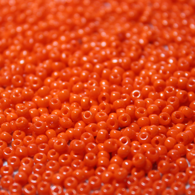 Opaque Orange ~ 8/0 JSB 406