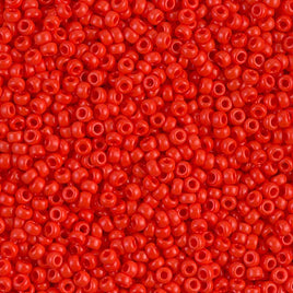 Opaque Vermillion Red ~ 11/0 JSB 407