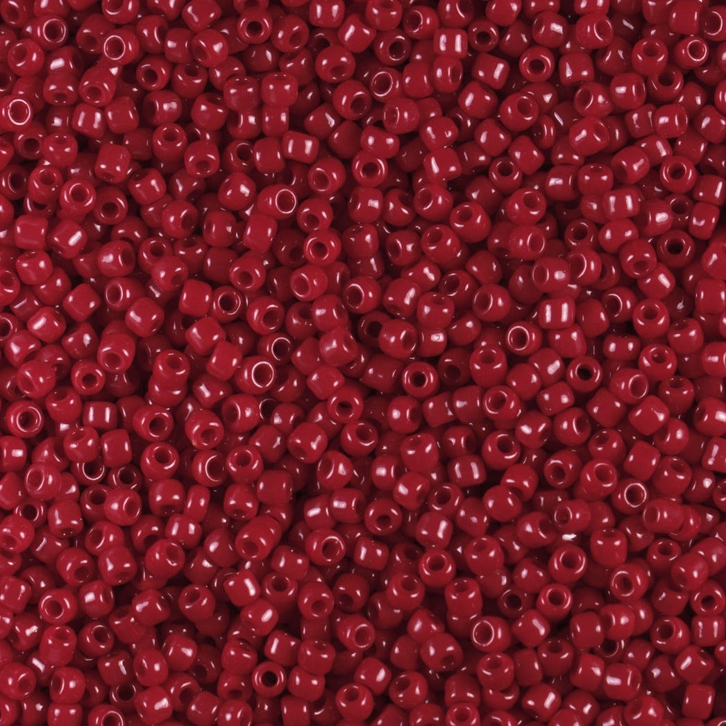Opaque Maroon ~ 11/0 JSB 408A Japanese Seed Beads