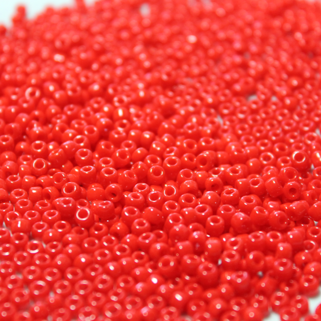 Opaque Red ~ 8/0 JSB 408