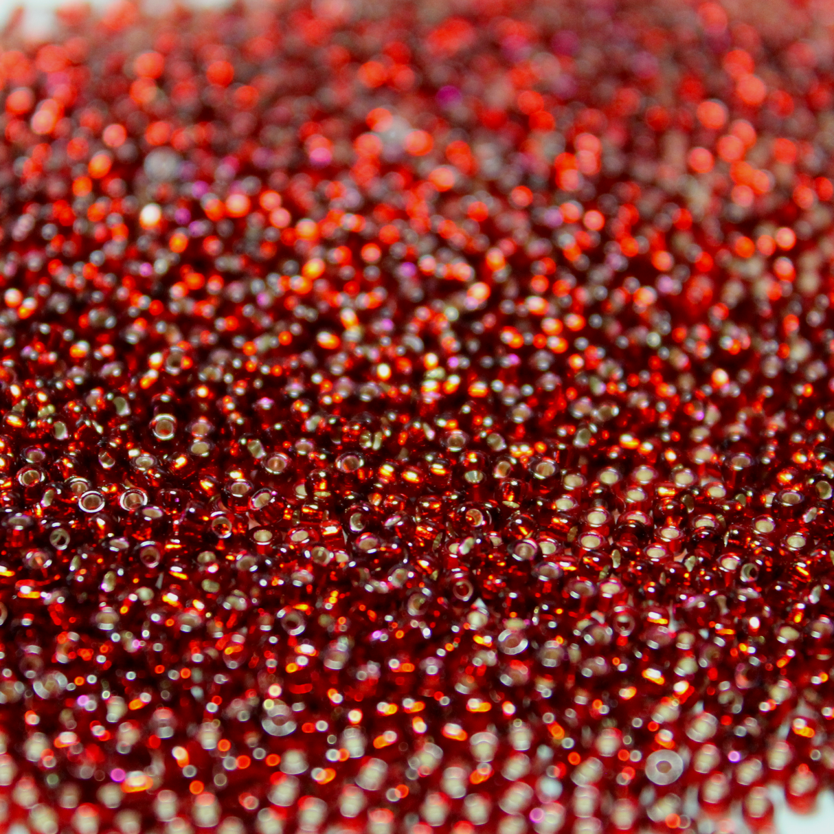 Silver Lined Dark Red ~ 11/0 JSB 41