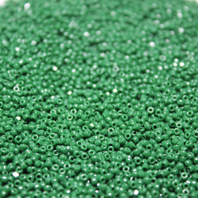 Opaque Forest Green ~ 15/0 3CUT 411B