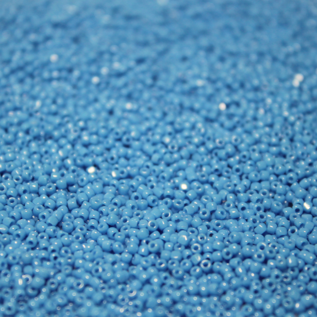 Opaque Denim Blue ~ 15/0 3CUT 412E