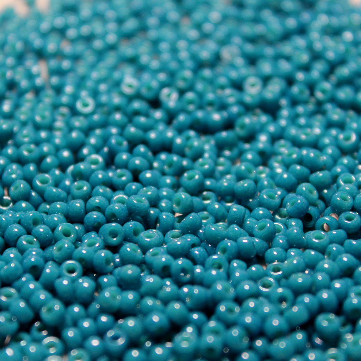 Opaque Dyed Blue Zircon ~ 8/0 JSB 413D