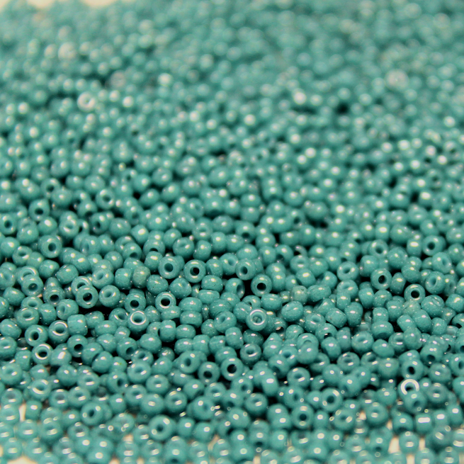 Opaque Dyed Dark Teal ~ 11/0 JSB 413G