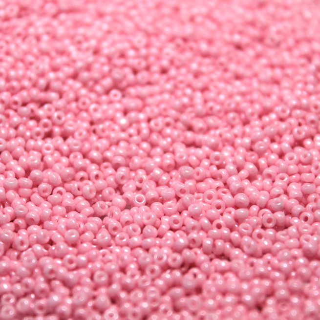 Opaque Dyed Tickled Pink ~ 15/0 JSB 415D Japanese Seed Beads