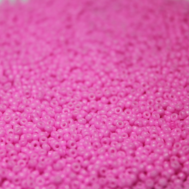 Opaque Dyed Barbie Pink ~ 11/0 JSB 415G Japanese seed beads