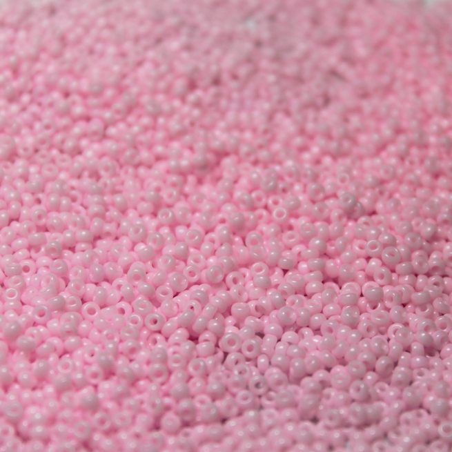 Half Kilo - Opaque Dyed Baby Pink ~ 15/0 JSB 415J HK