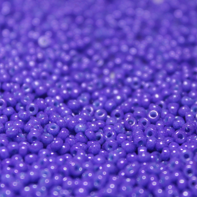 Opaque Dyed Deep Purple ~ 11/0 JSB 419F Japanese seed beads