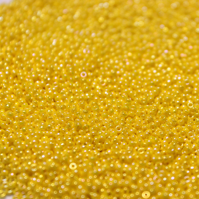 Opaque Dark Yellow AB ~ 11/0 JSB 422E