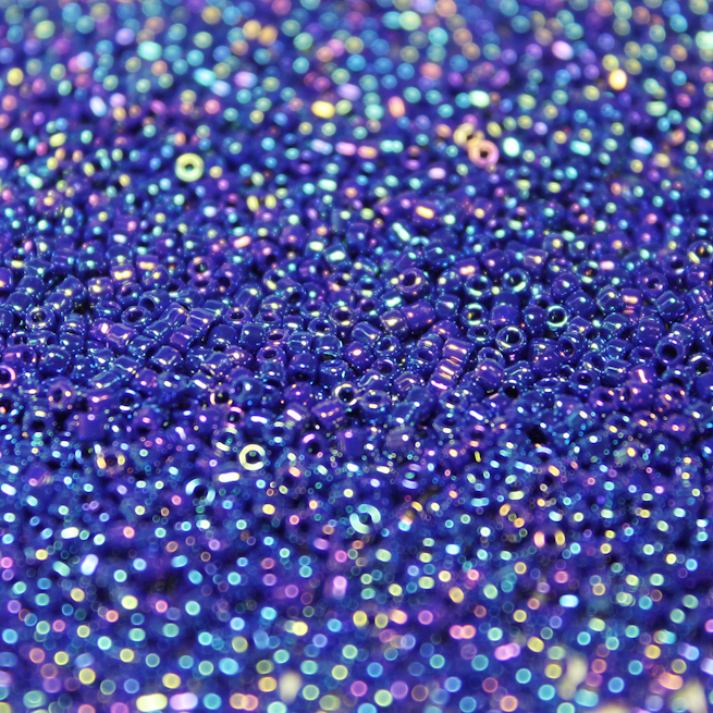 Opaque Cobalt Blue AB ~ 11/0 JSB 430L