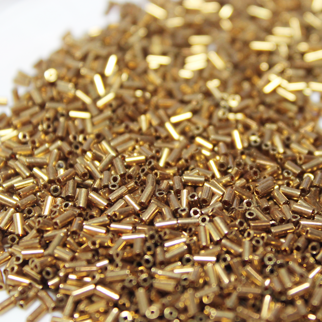 * CLOSE OUT * Metallic Dark Bronze Bugles ~ 3mm 457L