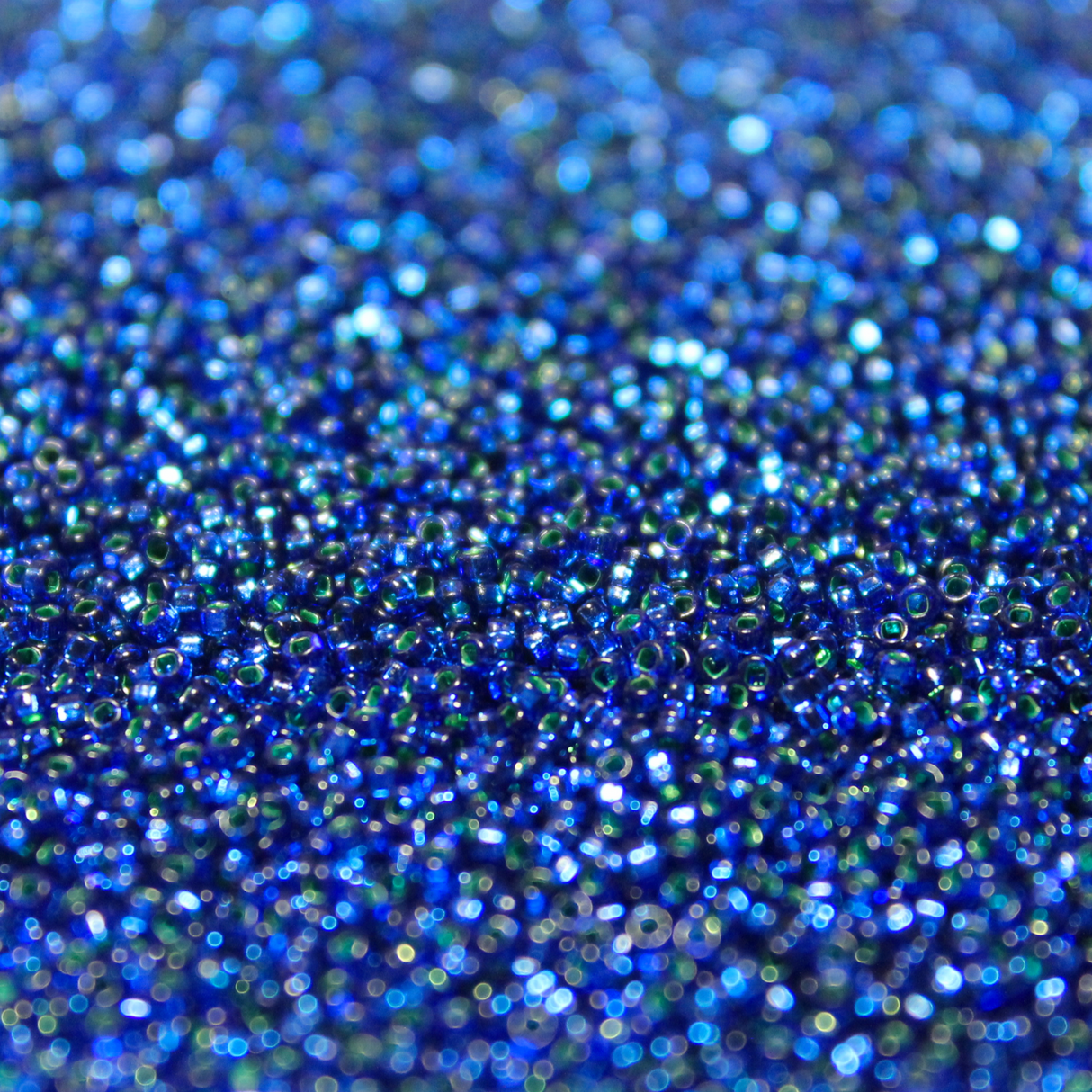 Silver Lined Dark Blue ~ 15/0 JSB 46