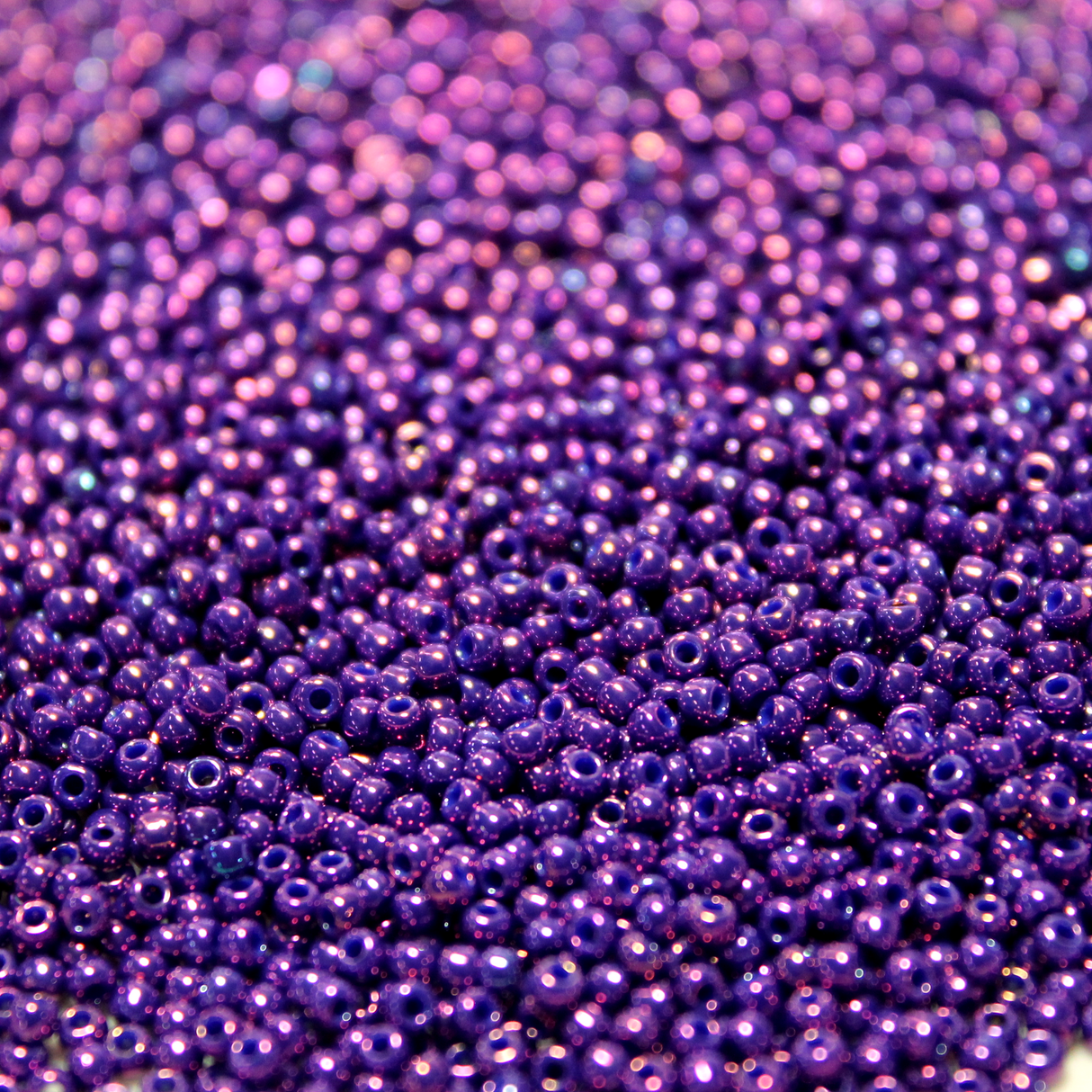 Metallic Royal Purple AB ~ 11/0 JSB 460D Japanese Seed Beads