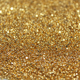 Permafinish Galvanized Metallic Gold ~ 15/0 3CUT P471