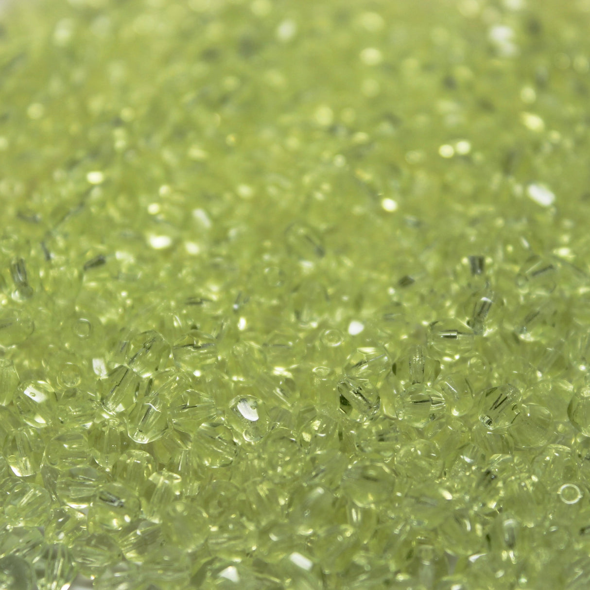 4mm Transparent Jonquil Czech Glass Bicone - 4B01-A