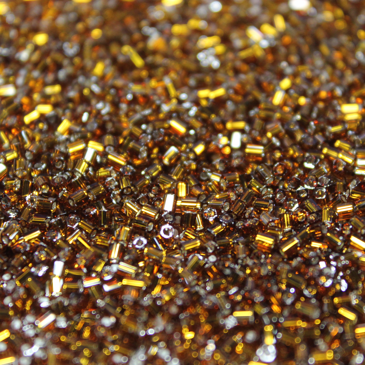 Silver Lined Smoked Topaz ~ 11/0 HEX 5