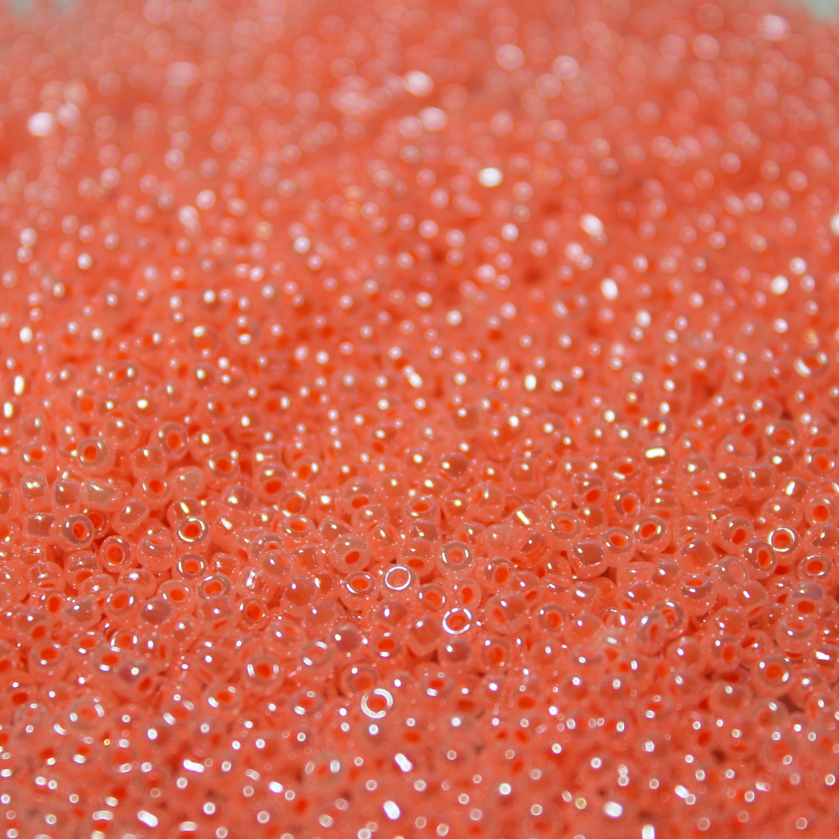 Neon Ceylon Luster Cool Cantaloupe~ 11/0 JSB 535B Japanese seed beads