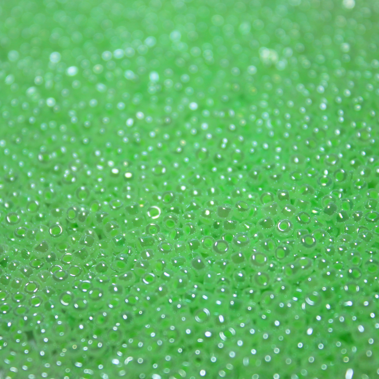 Neon Ceylon Luster Lime ~ 11/0 JSB 535D Japanese seed beads