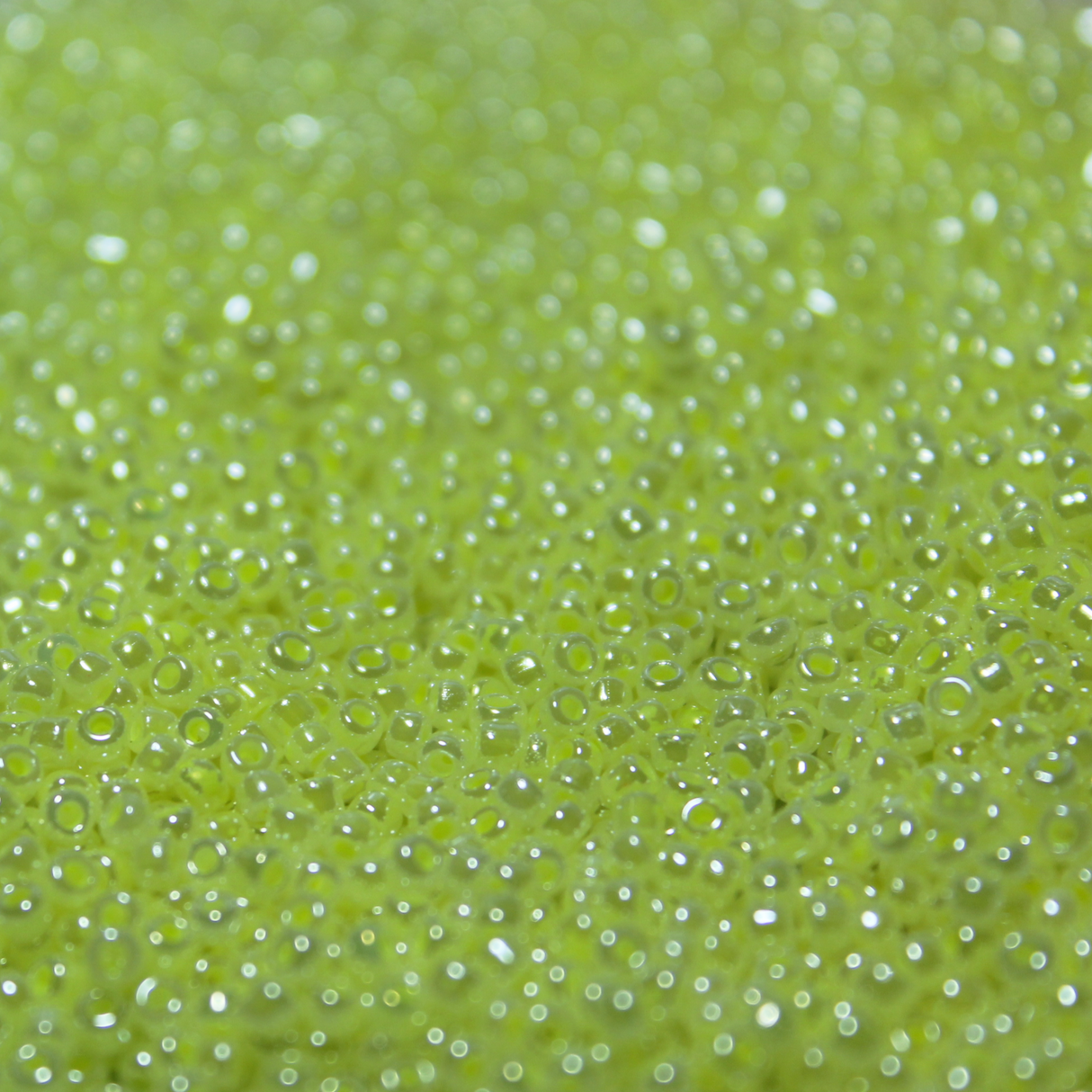 Neon Ceylon Luster Lemonade ~ 11/0 JSB 535E Japanese seed beads