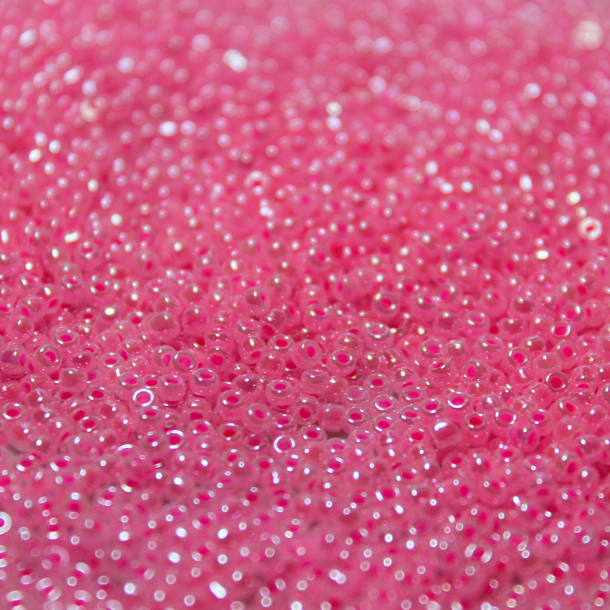 Neon Ceylon Luster Strawberry ~ 11/0 JSB 535F Japanese seed beads