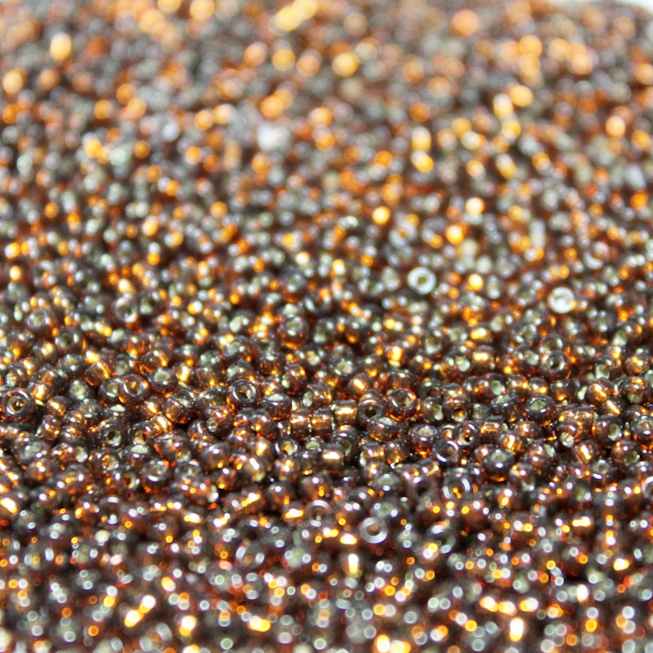 Silver Lined Rootbeer ~ 11/0 JSB 5E