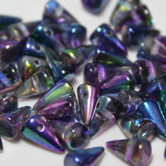 * CLOSE OUT CLEARANCE * 7x17 mm Spike (12 pcs) Magic Blueberry ~ Spike 53