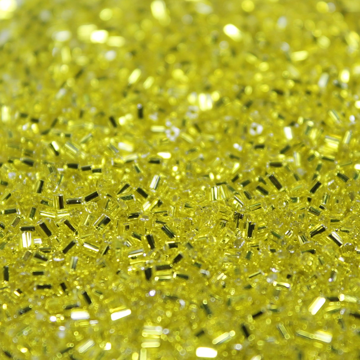 Silver Lined Yellow ~ 11/0 HEX 6