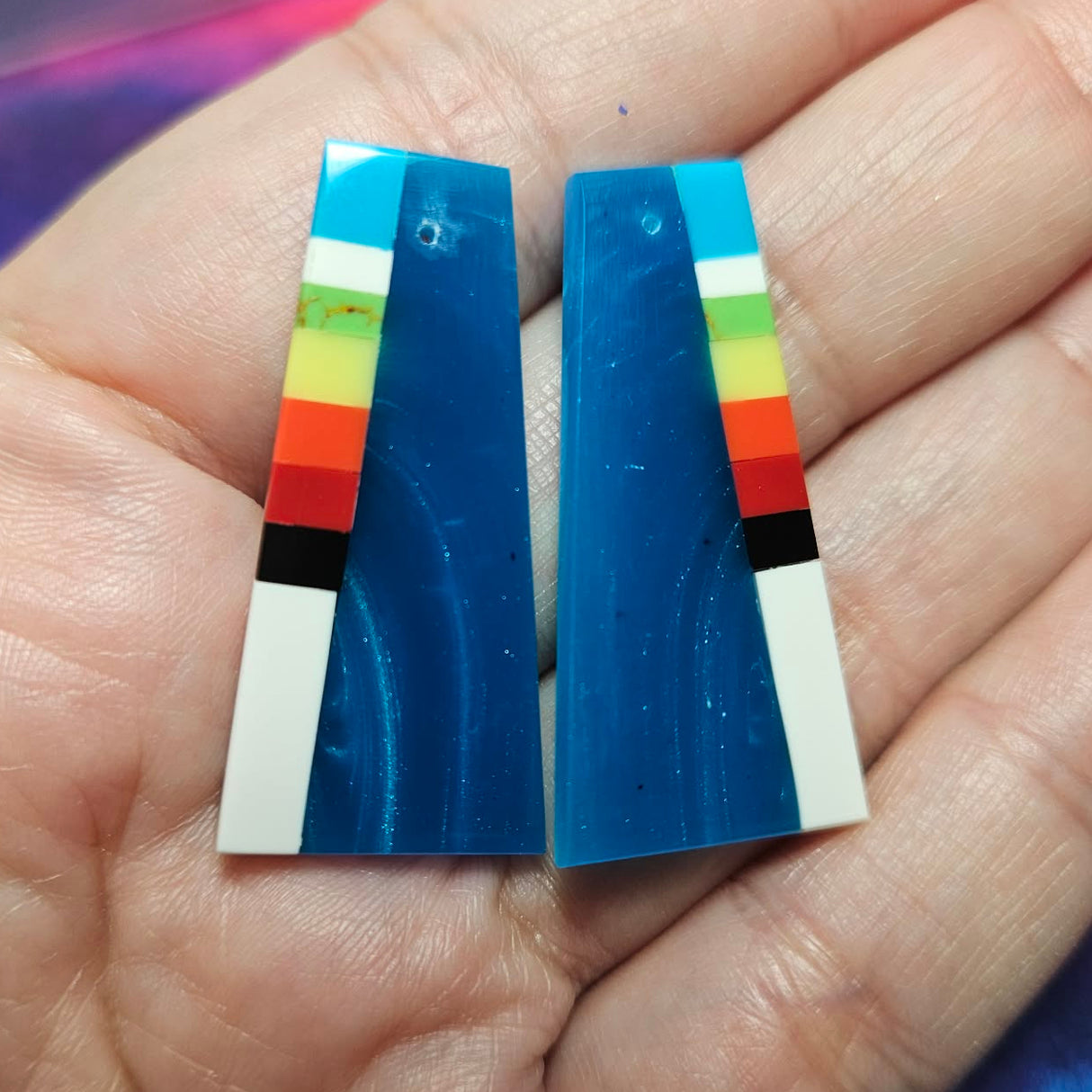 Santo Domingo Inlays Blue Zircon - SD38-A