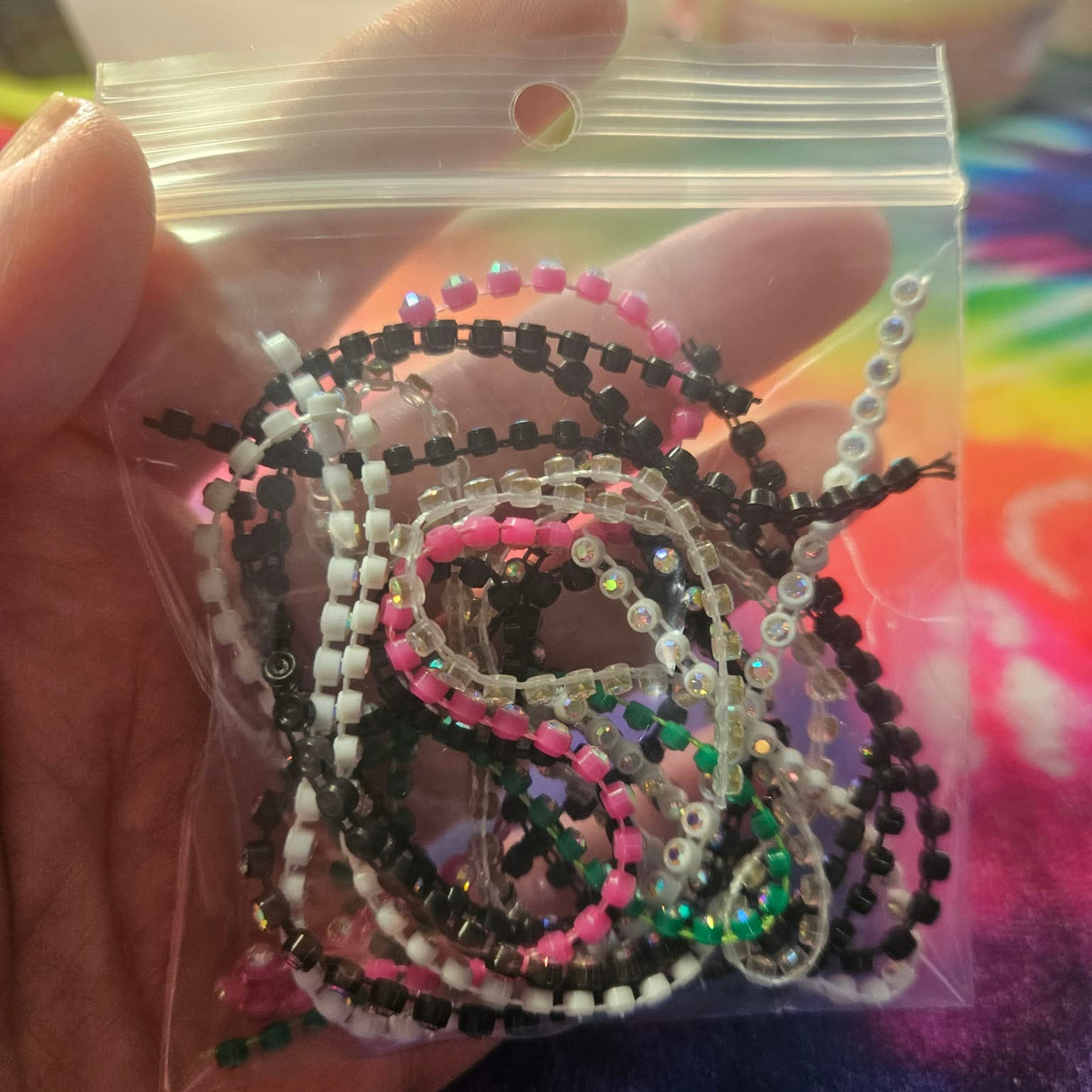 * FREEBIE * - Limit 1 per order - Miscellaneous Rhinestone Banding Scrap Bag