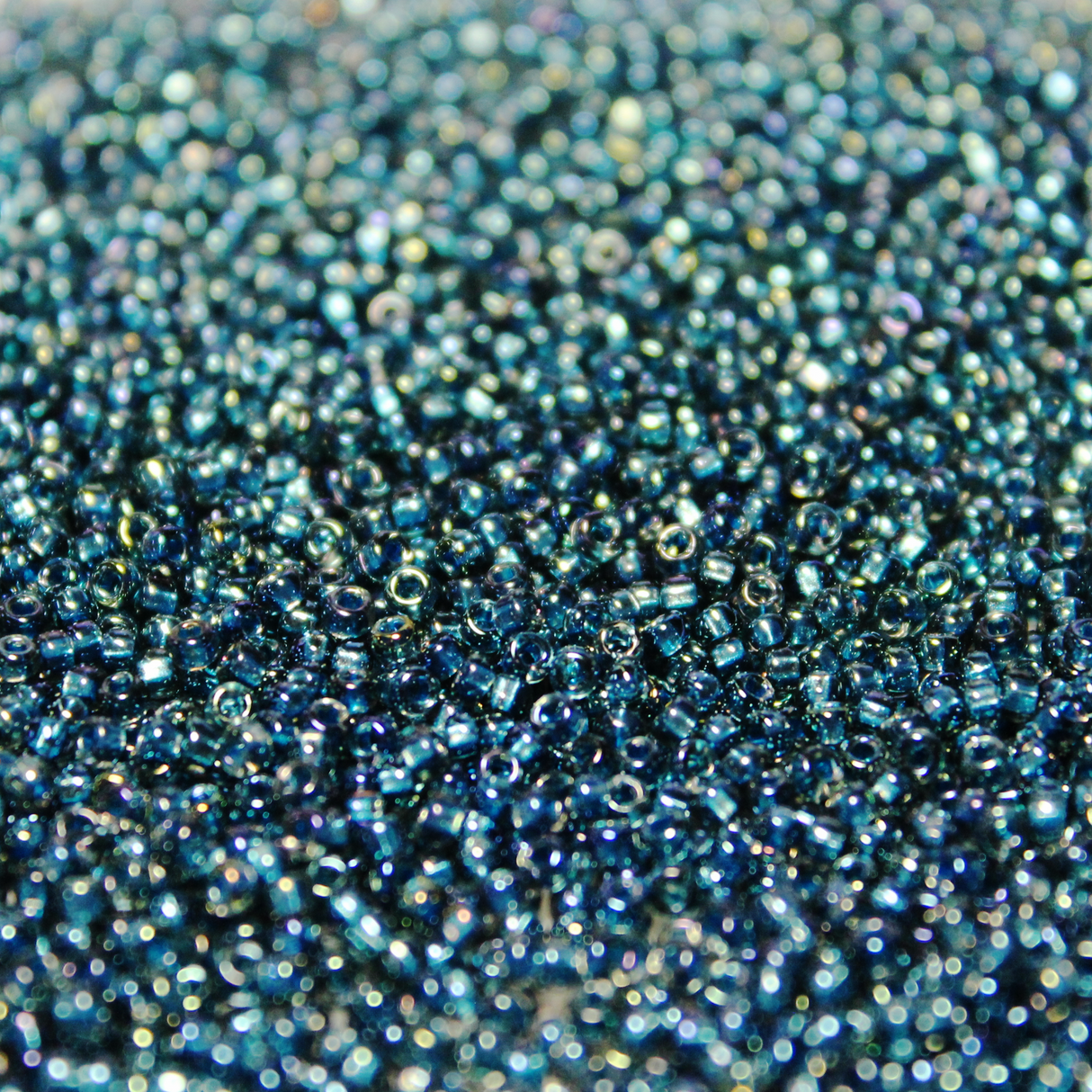 Transparent Montana Blue AB ~ 11/0 JSB 730 Japanese Seed Beads