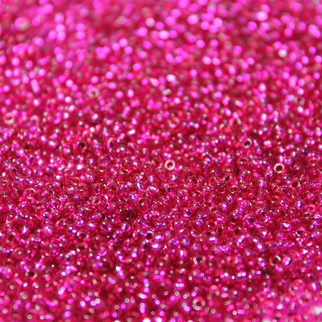 Silver Lined Dyed Fuchsia ~ 11/0 JSB 76